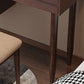 Traditional Wooden Makeup Vanity Table with Stool for Bedroom