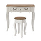 Victorian MakeupTable Stool Set with Mirror and Drawers for Bedroom