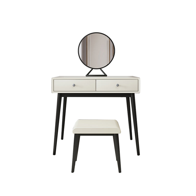 Witte houten top make-up ijdelheid met lade voor slaapkamer 29.53 "