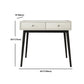 White Wooden Top Make-up Vanity with Drawer for Bedroom 29.53"