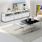 Buffet contemporain buffet en acier inoxydable pour le salon