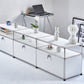 Buffet contemporain buffet en acier inoxydable pour le salon