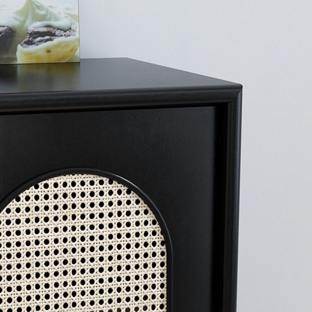 15.75"W Sideboard Contemporary Style Solid Wood Dining Server for Living Room Kitchen Clearhalo 'buffet_sideboard' 'Buffets & Sideboards' 'furn' 'furn_buffet_sideboard' 'Furniture' 'Kitchen & Dining Furniture' 5453845