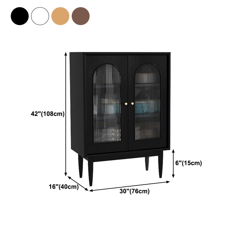 15.75"W Sideboard Contemporary Style Solid Wood Dining Server for Living Room Kitchen Clearhalo 'buffet_sideboard' 'Buffets & Sideboards' 'furn' 'furn_buffet_sideboard' 'Furniture' 'Kitchen & Dining Furniture' 5453859
