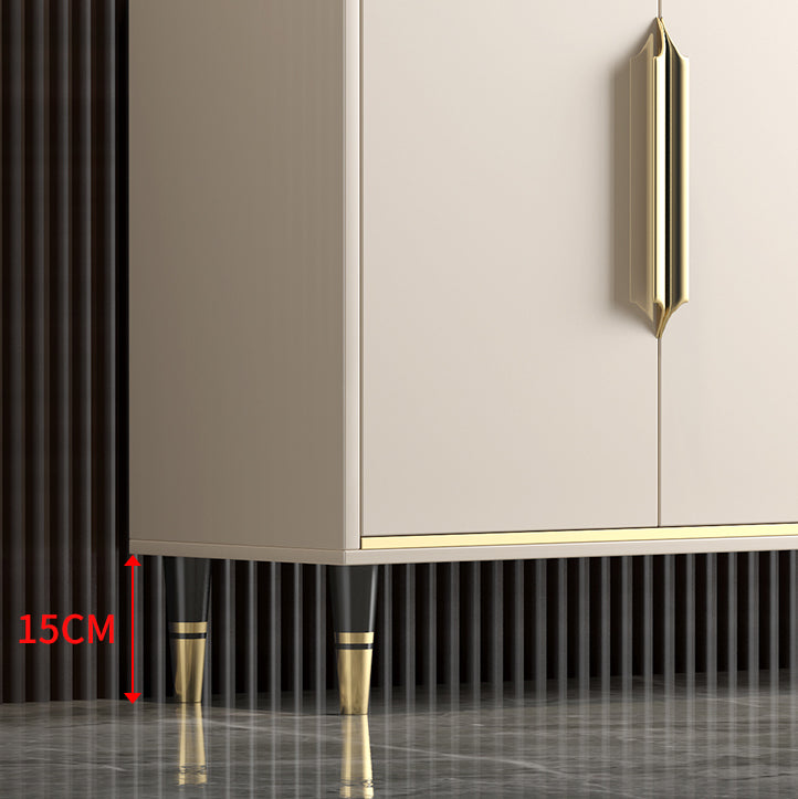 Glam Stone Sideboard Dining Kitchen Room Adjustable Shelves Sideboard Clearhalo 'buffet_sideboard' 'Buffets & Sideboards' 'furn' 'furn_buffet_sideboard' 'Furniture' 'Kitchen & Dining Furniture' 5453919