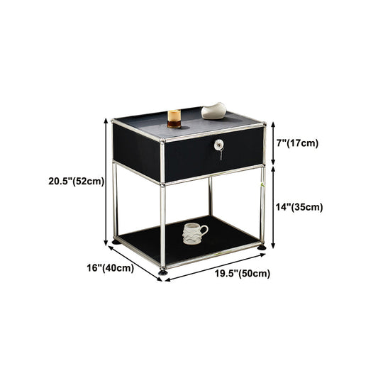 Sideboard in acciaio inossidabile in stile moderno per soggiorno