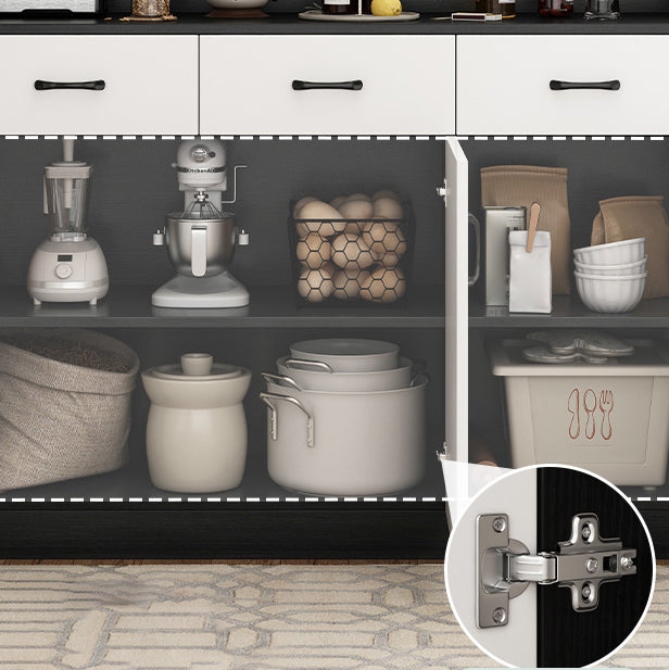 Sideboard contemporaneo ingegnerizzato in legno da pranzo Sideboard con mobile