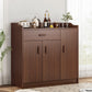 Sideboard contemporaneo ingegnerizzato in legno da pranzo Sideboard con mobile