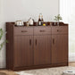 Sideboard contemporaneo ingegnerizzato in legno da pranzo Sideboard con mobile