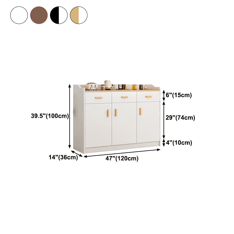 Sideboard contemporaneo ingegnerizzato in legno da pranzo Sideboard con mobile