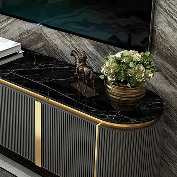 Artificial Stone Buffet Server 36-inch Height Kitchen Server for Dining Room Clearhalo 'buffet_sideboard' 'Buffets & Sideboards' 'furn' 'furn_buffet_sideboard' 'Furniture' 'Kitchen & Dining Furniture' 5454008