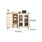 Modern Style Sideboard with Wooden Cabinets Drawers and Storage Sideboard for Dining Room