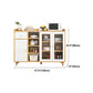 Modern Style Sideboard with Wooden Cabinets Drawers and Storage Sideboard for Dining Room