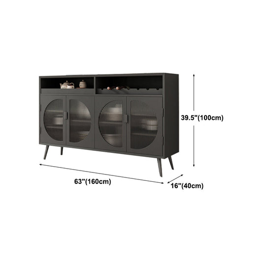 Legno moderno 39 "h sideboard buffet porta da pranzo per pranzo buffet server