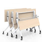 Modern Manufacture Wood Top Office Desk Rectangle Desk with Wheels