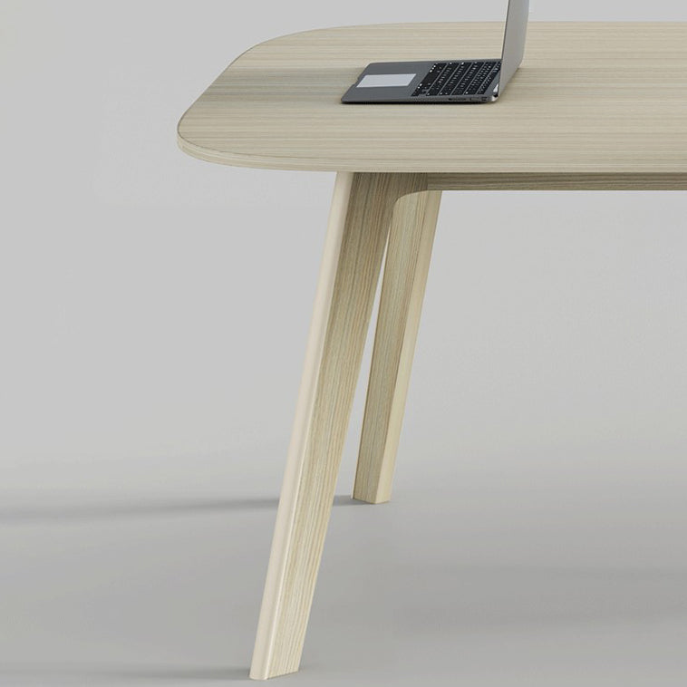 Contemporary Writing Desk Manufactured Wood Base Desk for Office Clearhalo 'furn' 'furn_office_desk' 'Furniture' 'Office Desks' 'Office Furniture' 'office_desk' 5454315