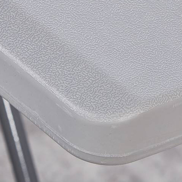 Scrivania contemporanea rettangolare in plastica per scrivania regolabile pieghevole, 29,9 "l x 19,7" w