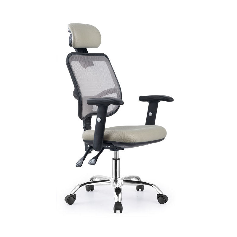 Silla de tareas de malla de estilo moderno silla de oficina ergonómica alta