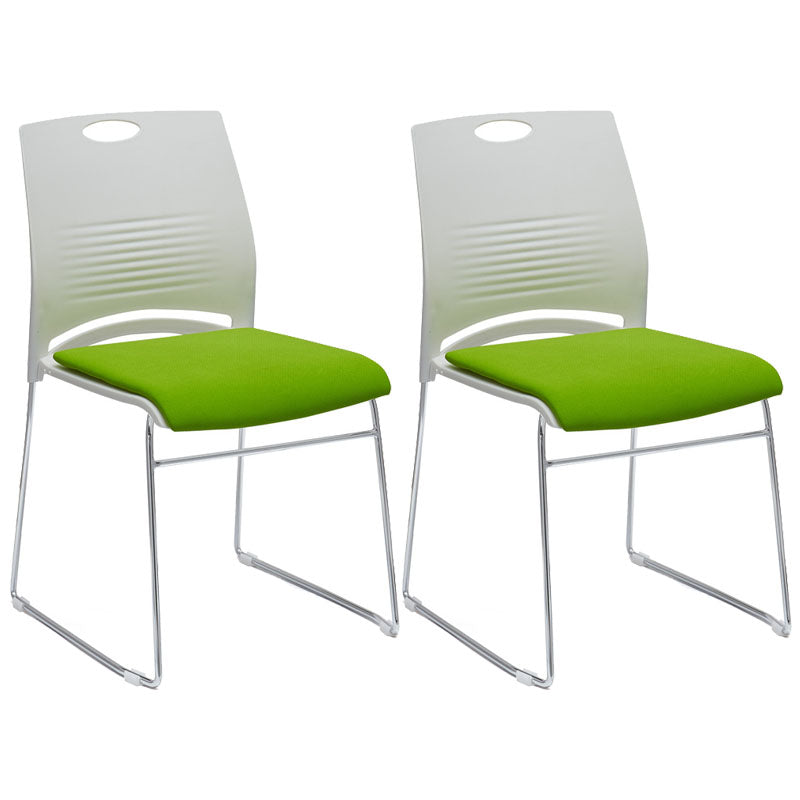 Modern Plastic Desk Chair with Low Back and Breathable AirGrid Home Office Chair Green 2 Piece Set Clearhalo 'furn' 'furn_office_chair' 'Furniture' 'Office Chairs' 'Office Furniture' 'office_chair' 5454605