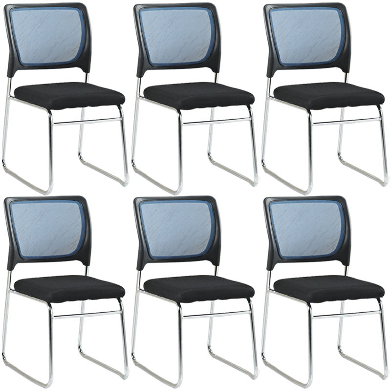 Silla de lujo de escritorio de metal moderno con asiento de aire acondicionado transpirable y ojal de regreso a casa