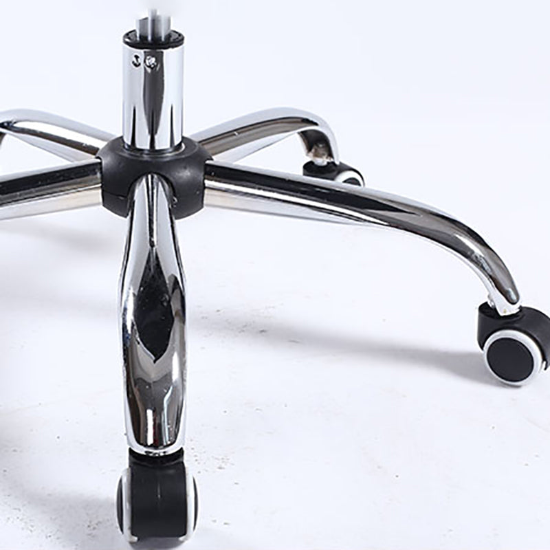 Gestoffeerde computerbureau stoel met metalen frame eigentijdse ergonomische bureaustoelstoel