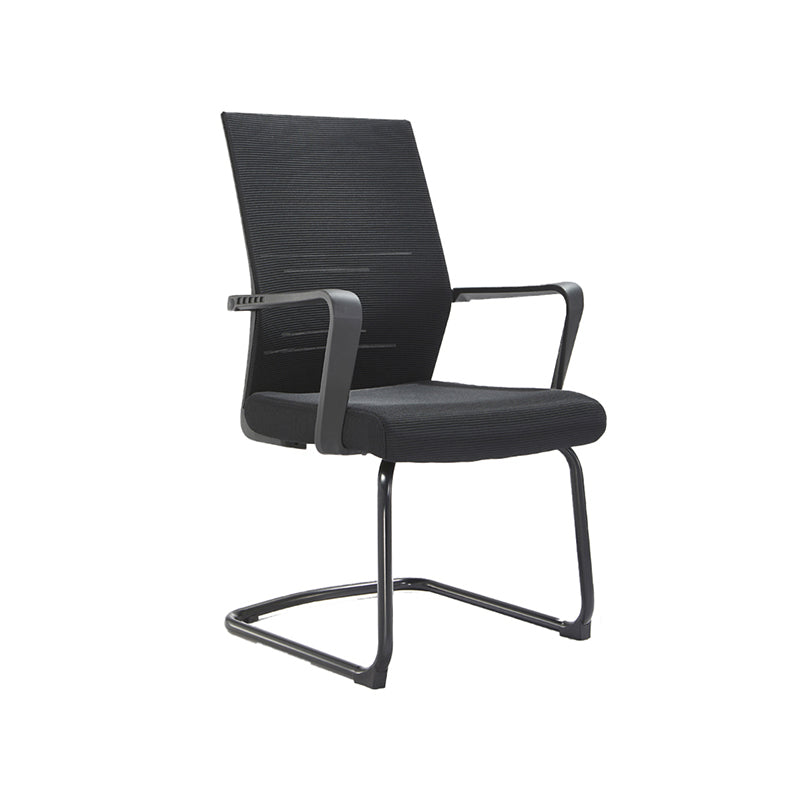 Mesh Mid Back Desk Chair Contemporary Style Fixed Arms Office Chair Clearhalo 'furn' 'furn_office_chair' 'Furniture' 'Office Chairs' 'Office Furniture' 'office_chair' 5454848