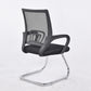 Middle Back Office Chair with Mesh and Sponge Cushion Fixed Arm Chair Clearhalo 'furn' 'furn_office_chair' 'Furniture' 'Office Chairs' 'Office Furniture' 'office_chair' 5454884