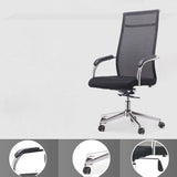 Modern Black Metal Conference Chair with Mid Back and Hight Back Home Office Chair Clearhalo 'furn' 'furn_office_chair' 'Furniture' 'Office Chairs' 'Office Furniture' 'office_chair' 5454897
