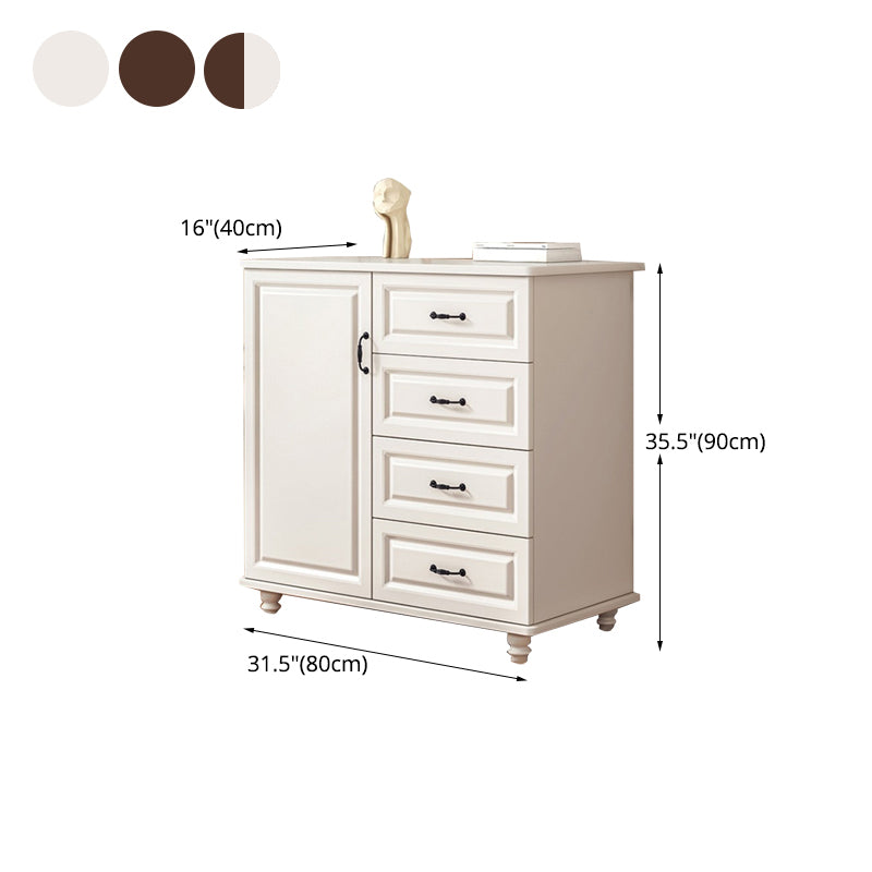 Traditionele combo dressoir slaapkamer houten opbergkist voor het bed