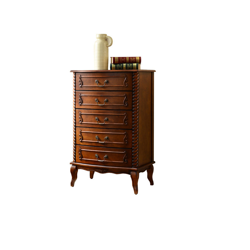 American Traditional Wood Lingerie Chest Brown Bedroom Vertical Dresser https: res.litfad.com site img item 2022 08 26 5455223 1200x1200.jpg Clearhalo 'Bedroom Furniture' 'Dressers & Chests' 'dressers_chests' 'furn' 'furn_dressers_chests' 'Furniture' 5455223