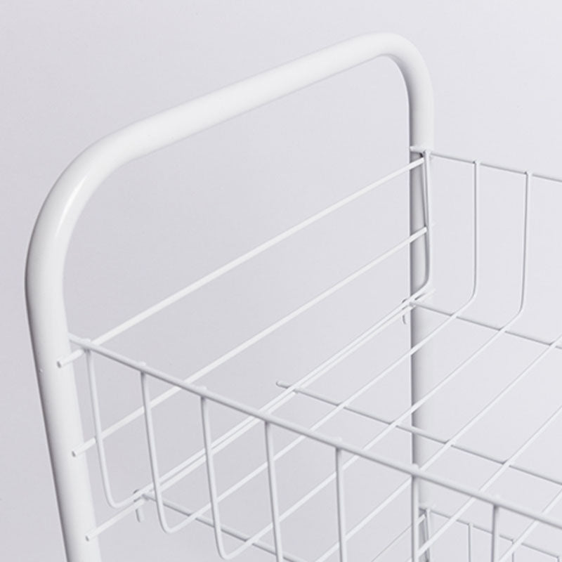 Contemporary Bookshelf Open Back Bookcase for Office with Caster Wheels