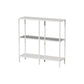 Contemporary Style Bookcase Metal Open Back Bookshelf for Home Office Use