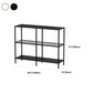 Contemporary Style Bookcase Metal Open Back Bookshelf for Home Office Use