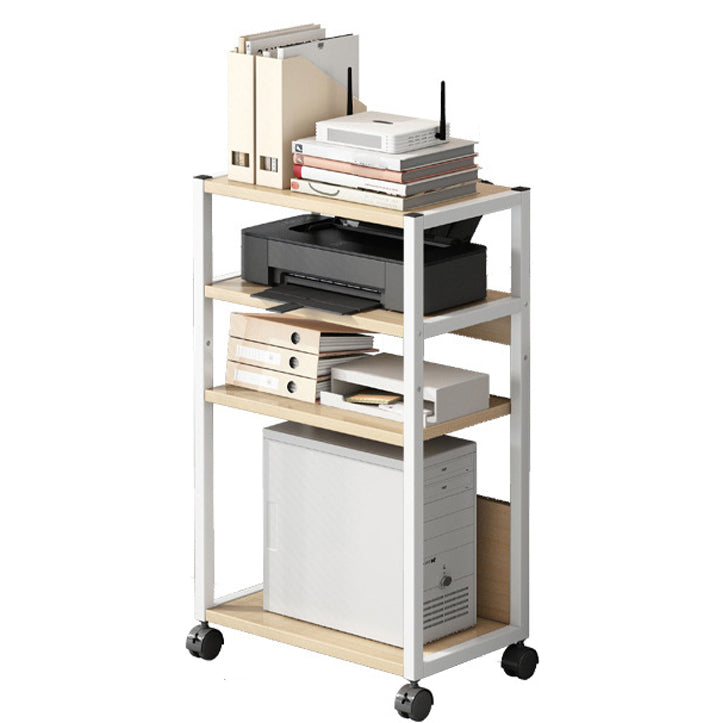 Modernes künstliches Holzbuchregal, geometrisches Bücherregal für jeden Raum, 20 "L x 12" W.