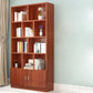 Closed Wooden Bookcase Modern Home Living Room Cabinet Bookshelf