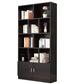 Closed Wooden Bookcase Modern Home Living Room Cabinet Bookshelf