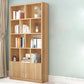 Closed Wooden Bookcase Modern Home Living Room Cabinet Bookshelf