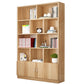 Closed Wooden Bookcase Modern Home Living Room Cabinet Bookshelf