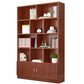Closed Wooden Bookcase Modern Home Living Room Cabinet Bookshelf