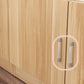 Closed Wooden Bookcase Modern Home Living Room Cabinet Bookshelf