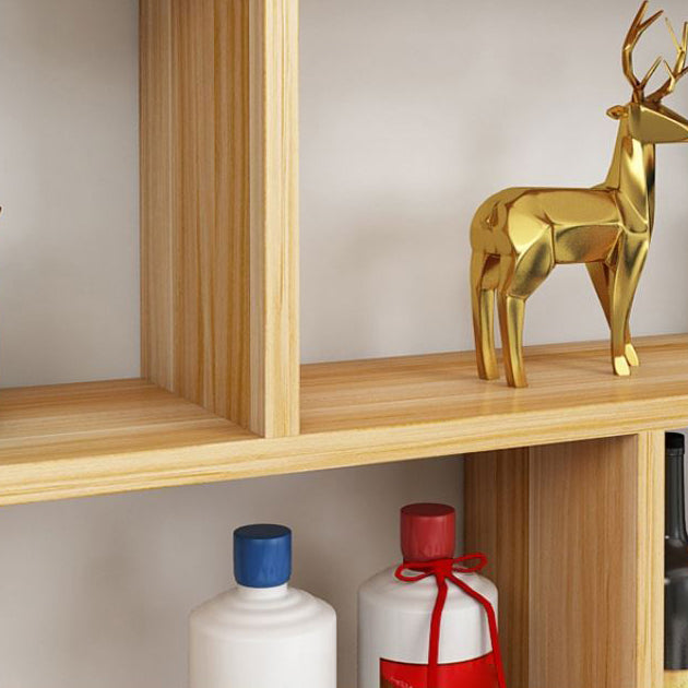 Contemporary Floating Bookshelf Wall Mounted Manufactured Wood Bookcase Clearhalo 'Bookcases' 'furn' 'furn_bookcases' 'Furniture' 'Office Furniture' 5455369