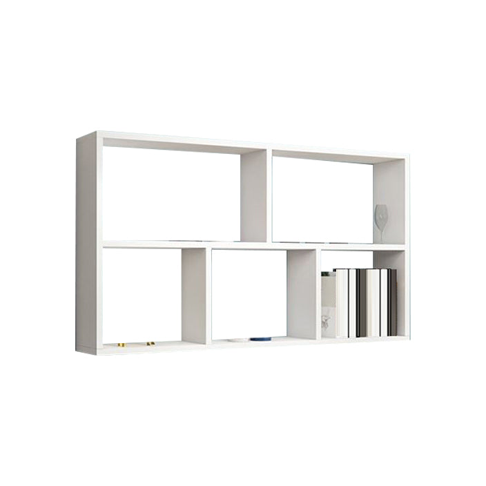 Contemporary Floating Bookshelf Wall Mounted Manufactured Wood Bookcase Clearhalo 'Bookcases' 'furn' 'furn_bookcases' 'Furniture' 'Office Furniture' 5455371