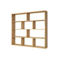 Contemporary Floating Bookshelf Wall Mounted Manufactured Wood Bookcase 47.2"L x 5.9"W x 51.2"H Natural Clearhalo 'Bookcases' 'furn' 'furn_bookcases' 'Furniture' 'Office Furniture' 5455374