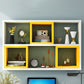 Modern Artificial Wood Bookcase Wall Mounted Bookshelf for Any Room