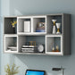 Modern Artificial Wood Bookcase Wall Mounted Bookshelf for Any Room