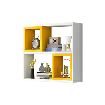 Modern Artificial Wood Bookcase Wall Mounted Bookshelf for Any Room