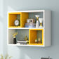 Modern Artificial Wood Bookcase Wall Mounted Bookshelf for Any Room