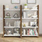Modern Solid Wood Bookcase Ladder Bookshelf for Any Room, 12" W Clearhalo 'Bookcases' 'furn' 'furn_bookcases' 'Furniture' 'Office Furniture' 5455406