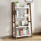 Modern Solid Wood Bookcase Ladder Bookshelf for Any Room, 12" W 23.6"L x 11.8"W x 43.3"H Walnut Clearhalo 'Bookcases' 'furn' 'furn_bookcases' 'Furniture' 'Office Furniture' 5455424