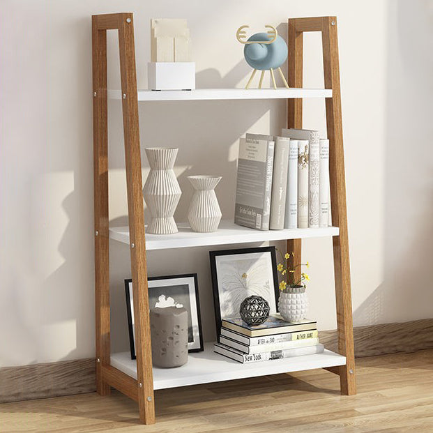 Modern Solid Wood Bookcase Ladder Bookshelf for Any Room, 12" W Clearhalo 'Bookcases' 'furn' 'furn_bookcases' 'Furniture' 'Office Furniture' 5455427